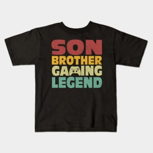 Christmas Gift For Gaming Teenage Boys & Kids Gamer Brother Kids T-Shirt